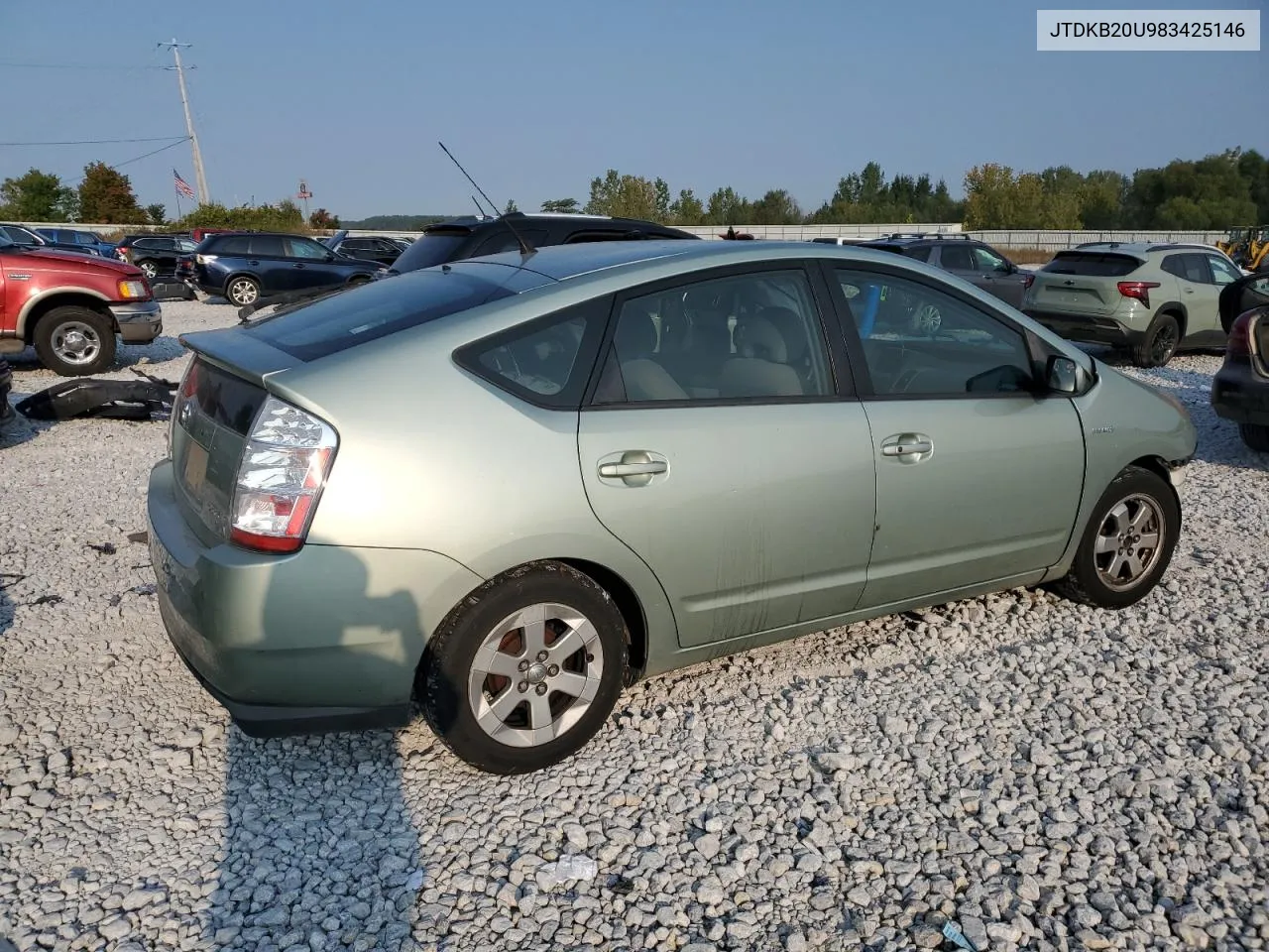 2008 Toyota Prius VIN: JTDKB20U983425146 Lot: 71000514