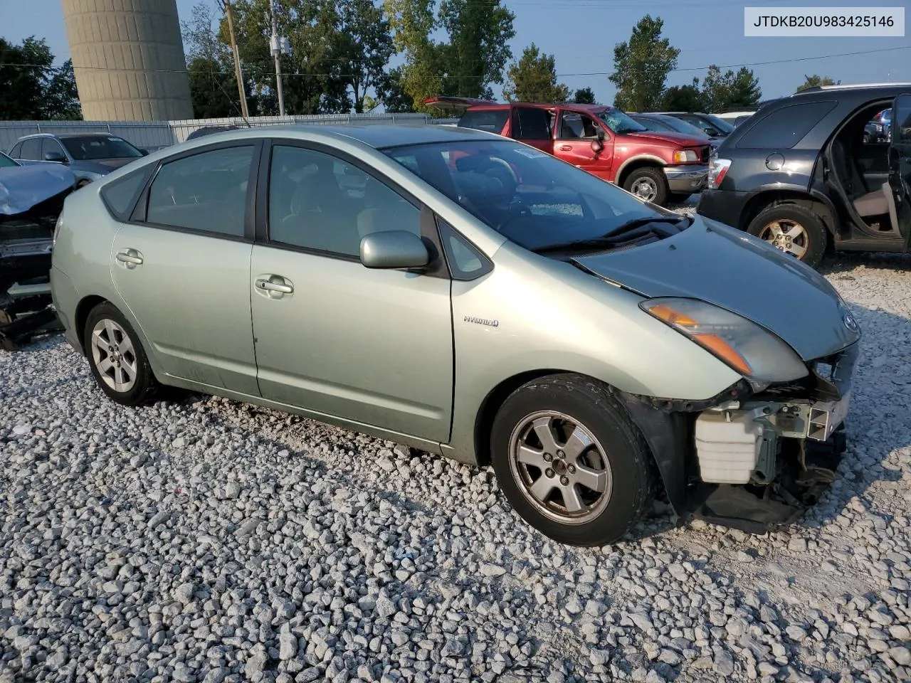 2008 Toyota Prius VIN: JTDKB20U983425146 Lot: 71000514