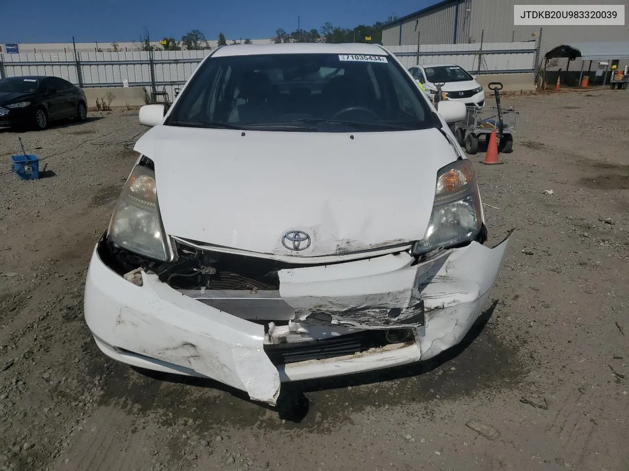 2008 Toyota Prius VIN: JTDKB20U983320039 Lot: 71035434