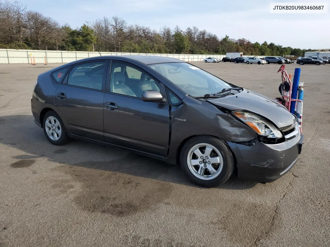 2008 Toyota Prius VIN: JTDKB20U983460687 Lot: 71100284