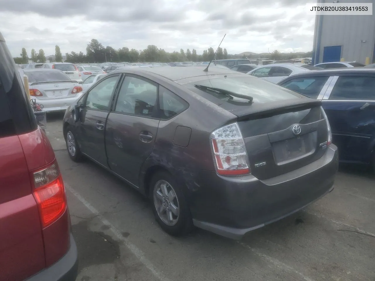 2008 Toyota Prius VIN: JTDKB20U383419553 Lot: 71111354