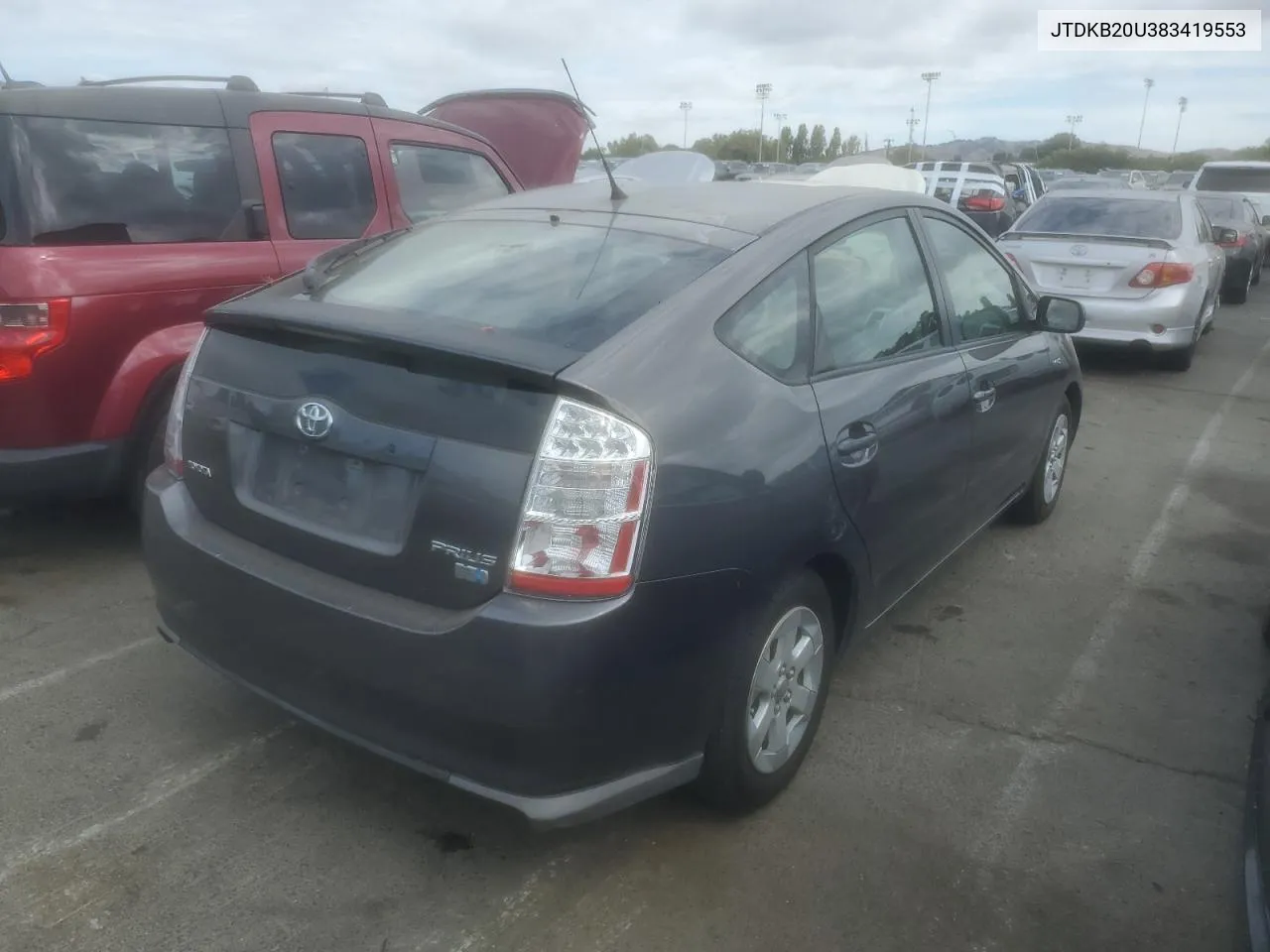 2008 Toyota Prius VIN: JTDKB20U383419553 Lot: 71111354