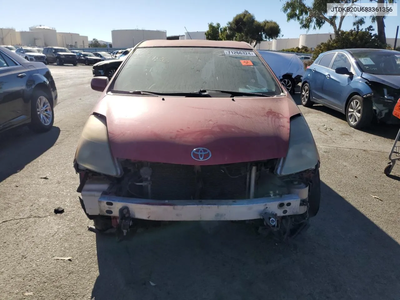 JTDKB20U683361356 2008 Toyota Prius