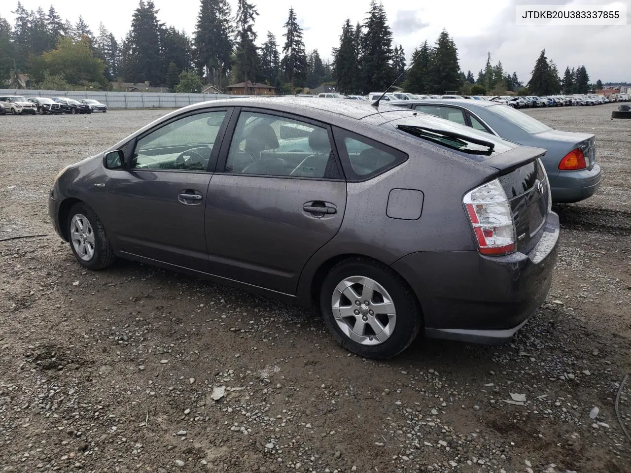 2008 Toyota Prius VIN: JTDKB20U383337855 Lot: 71378924