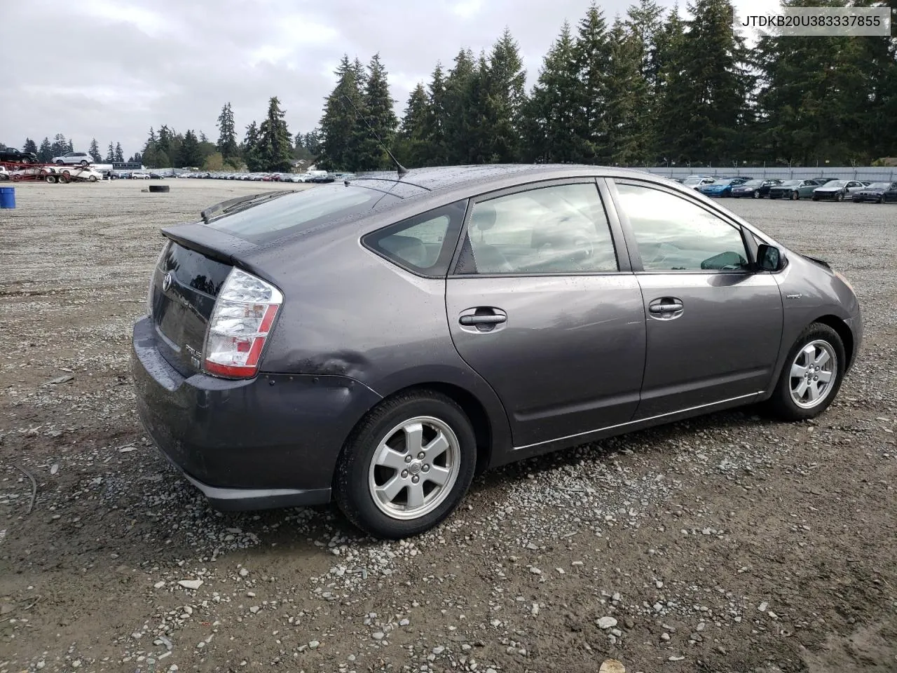 2008 Toyota Prius VIN: JTDKB20U383337855 Lot: 71378924