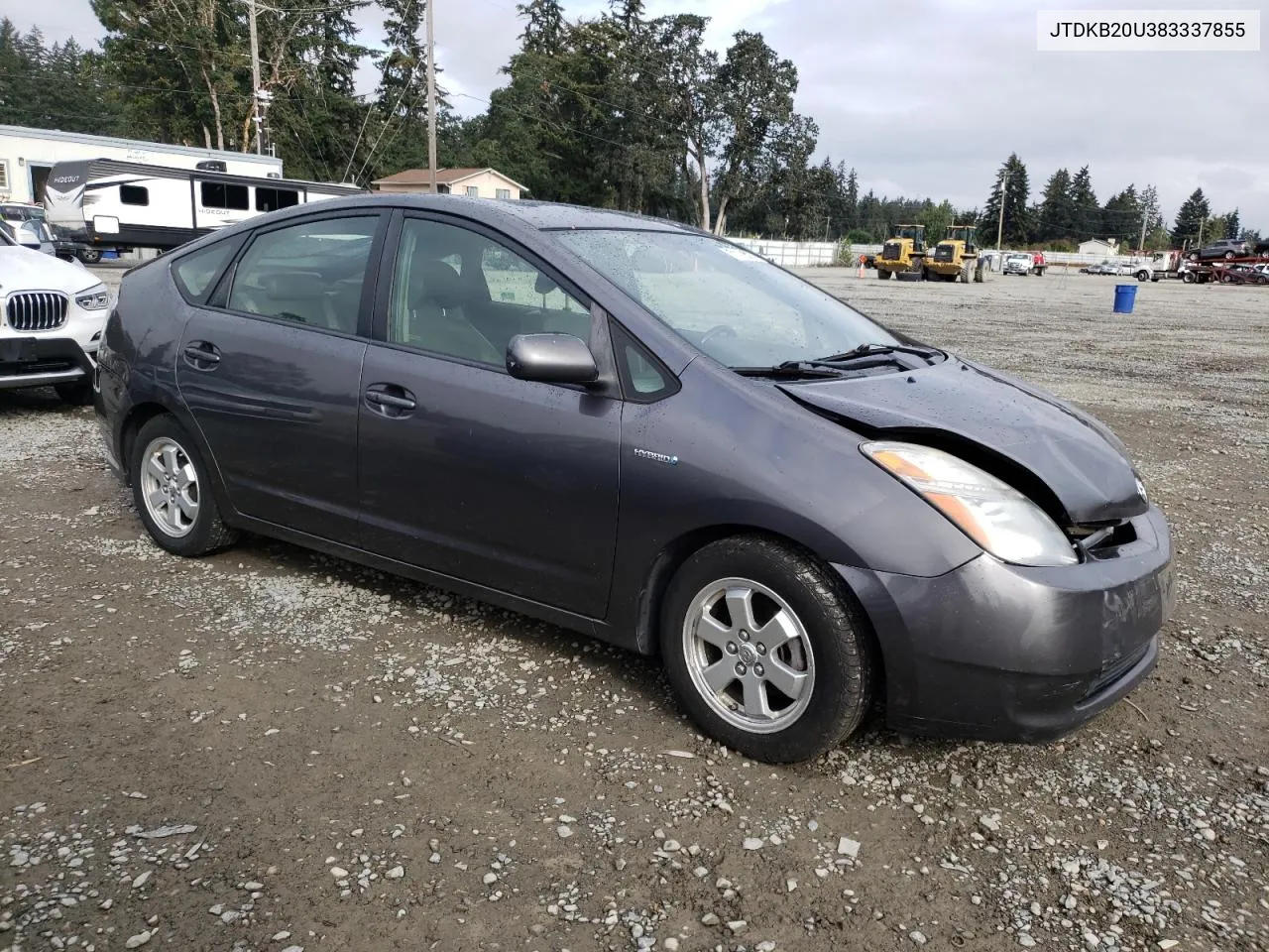 2008 Toyota Prius VIN: JTDKB20U383337855 Lot: 71378924