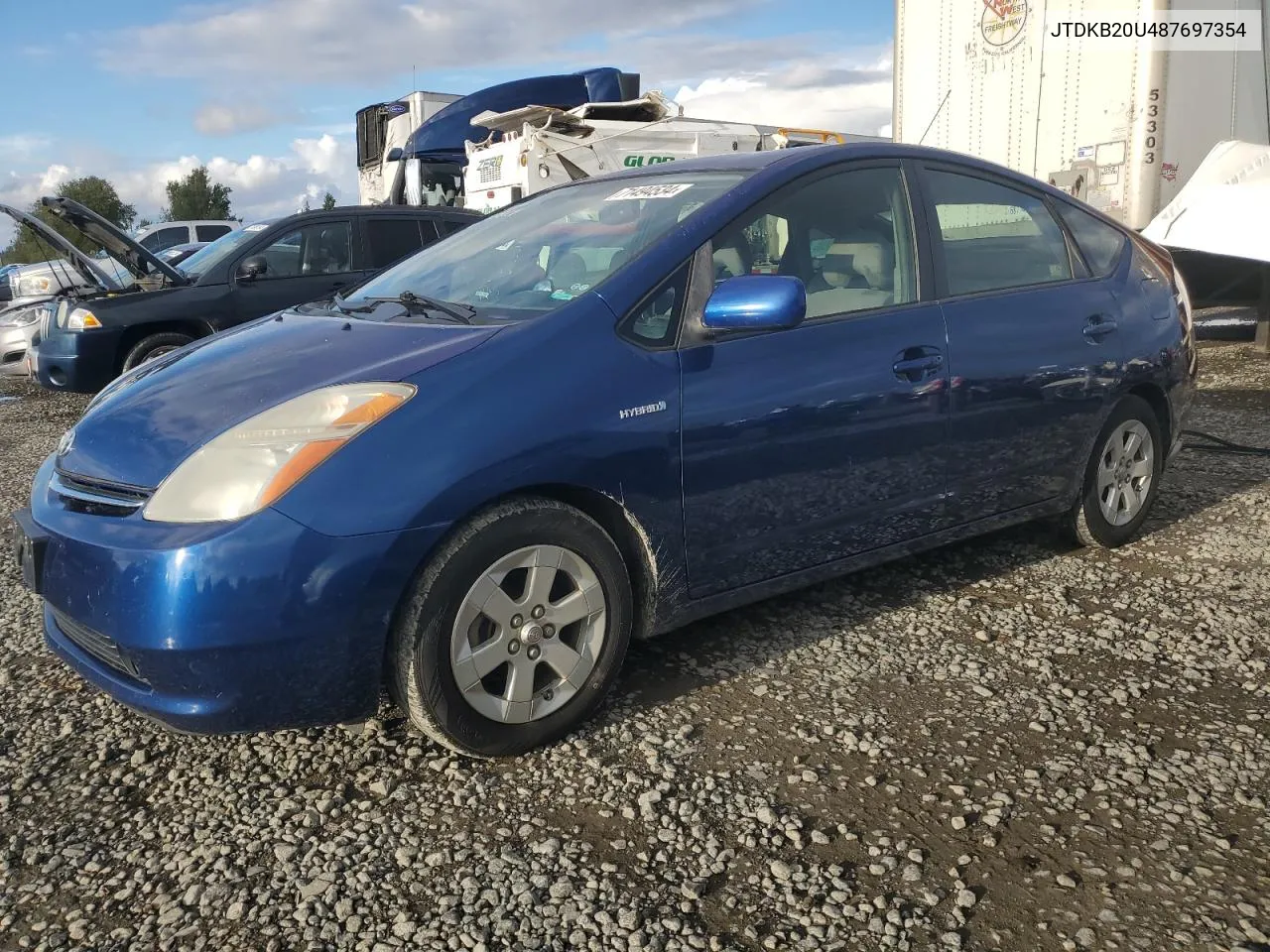 2008 Toyota Prius VIN: JTDKB20U487697354 Lot: 71494534