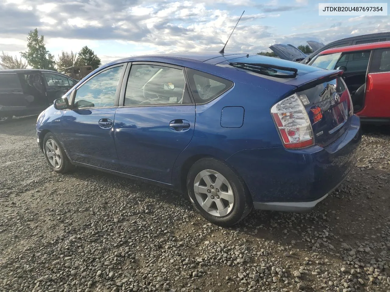 2008 Toyota Prius VIN: JTDKB20U487697354 Lot: 71494534