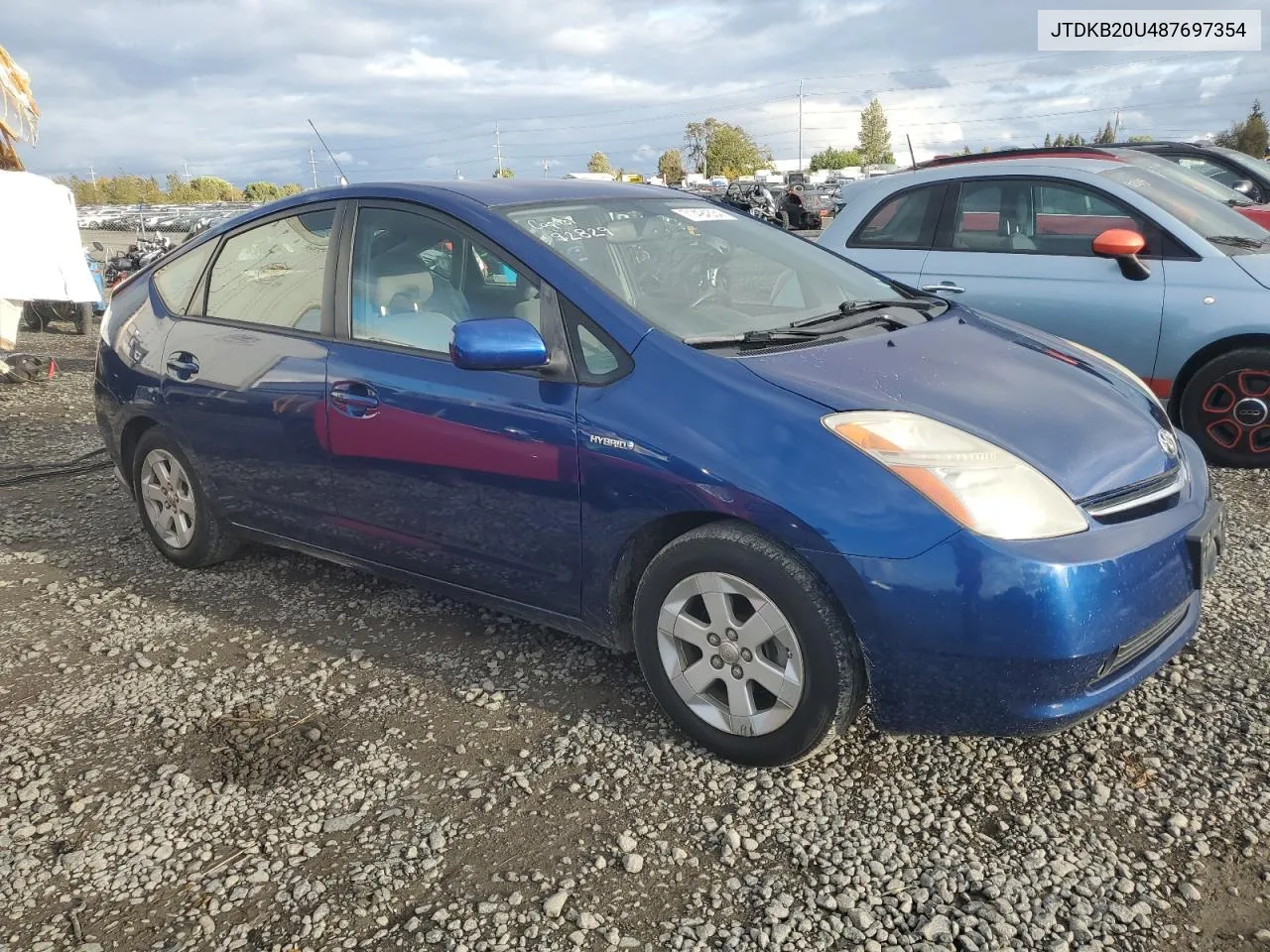 2008 Toyota Prius VIN: JTDKB20U487697354 Lot: 71494534