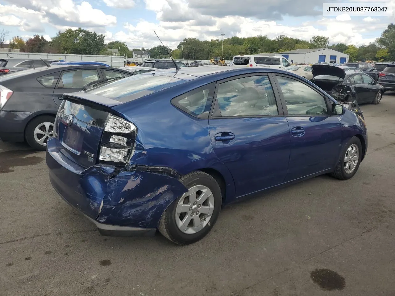 2008 Toyota Prius VIN: JTDKB20U087768047 Lot: 71583614