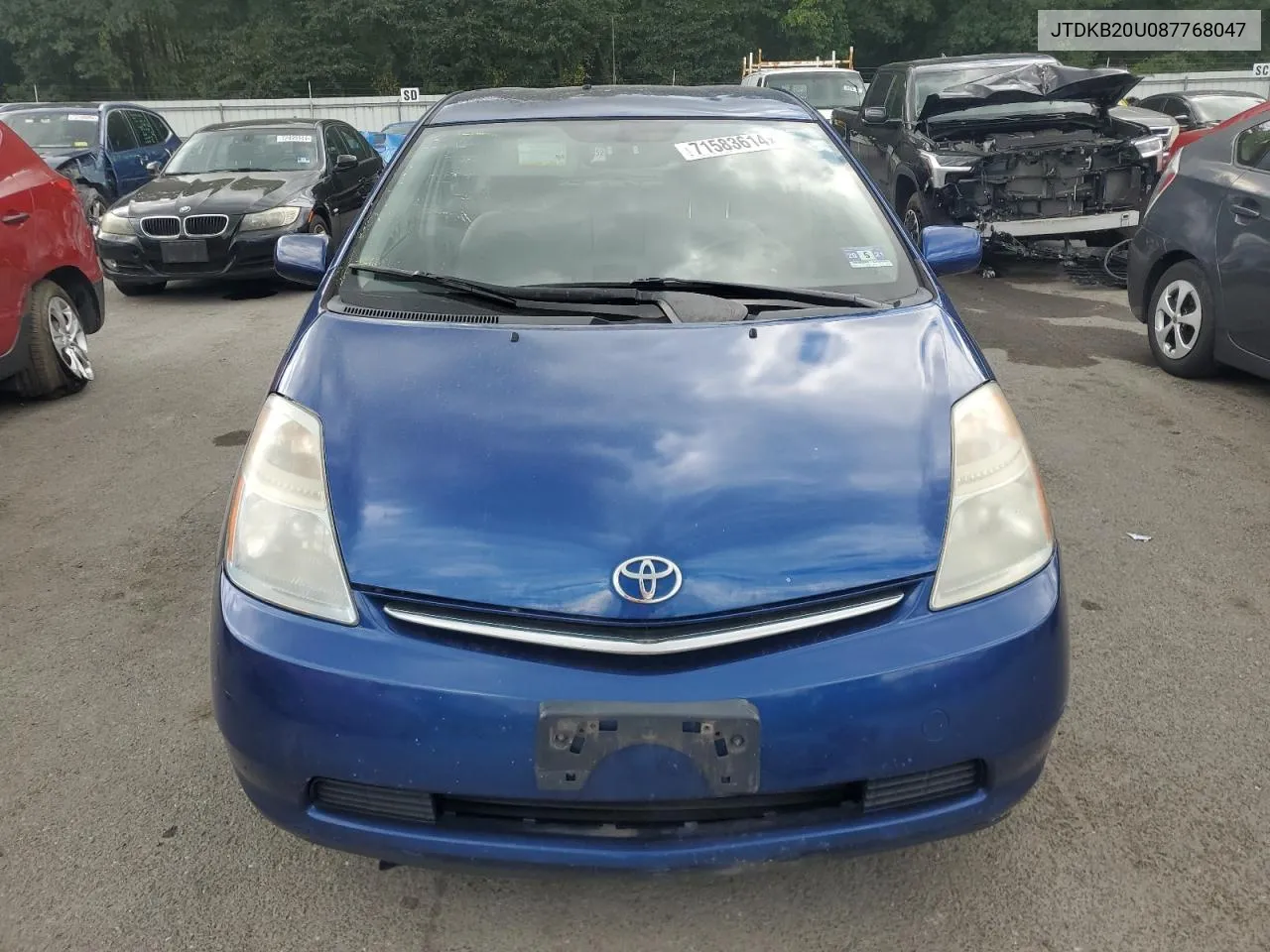 2008 Toyota Prius VIN: JTDKB20U087768047 Lot: 71583614