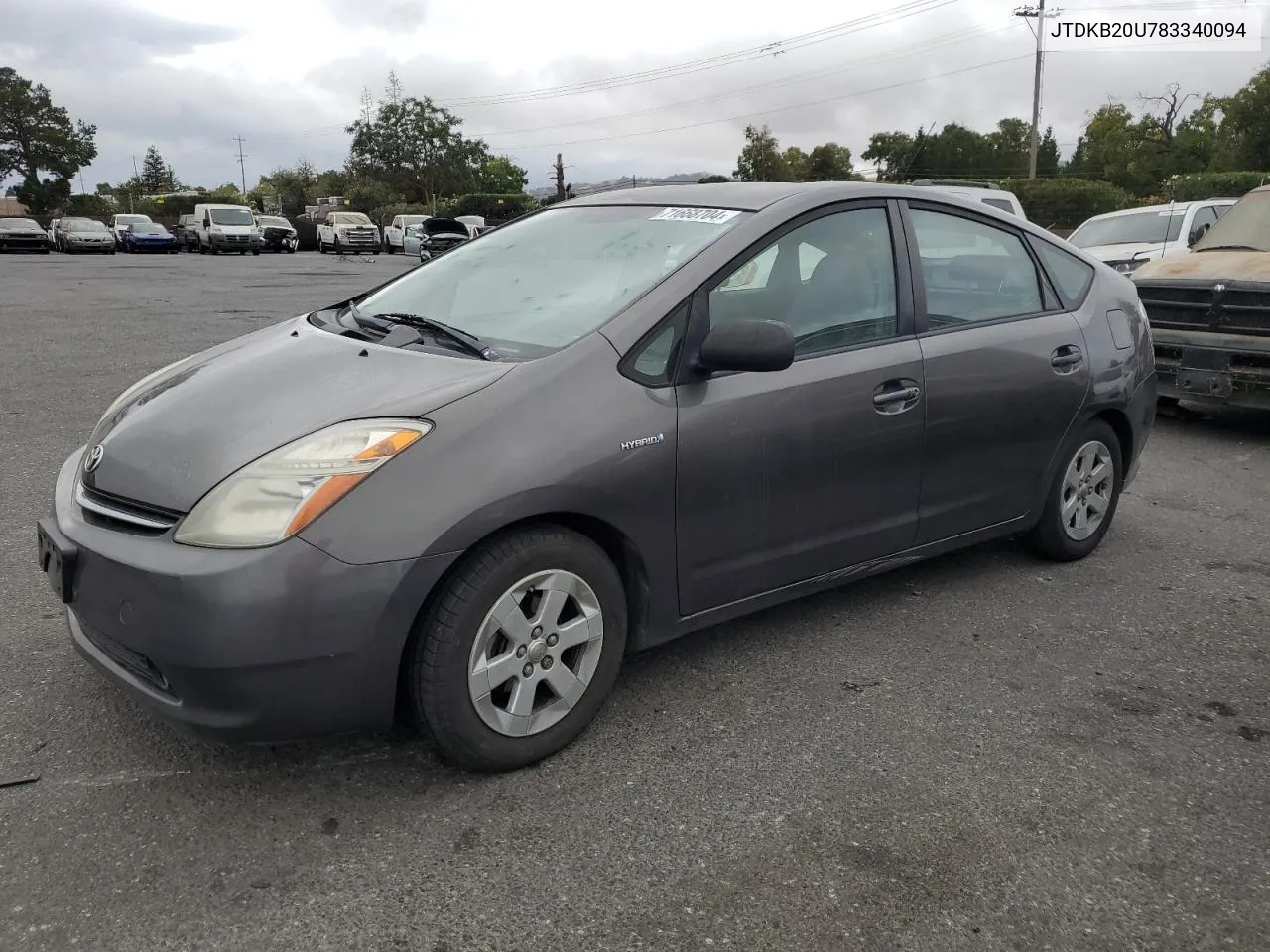 JTDKB20U783340094 2008 Toyota Prius