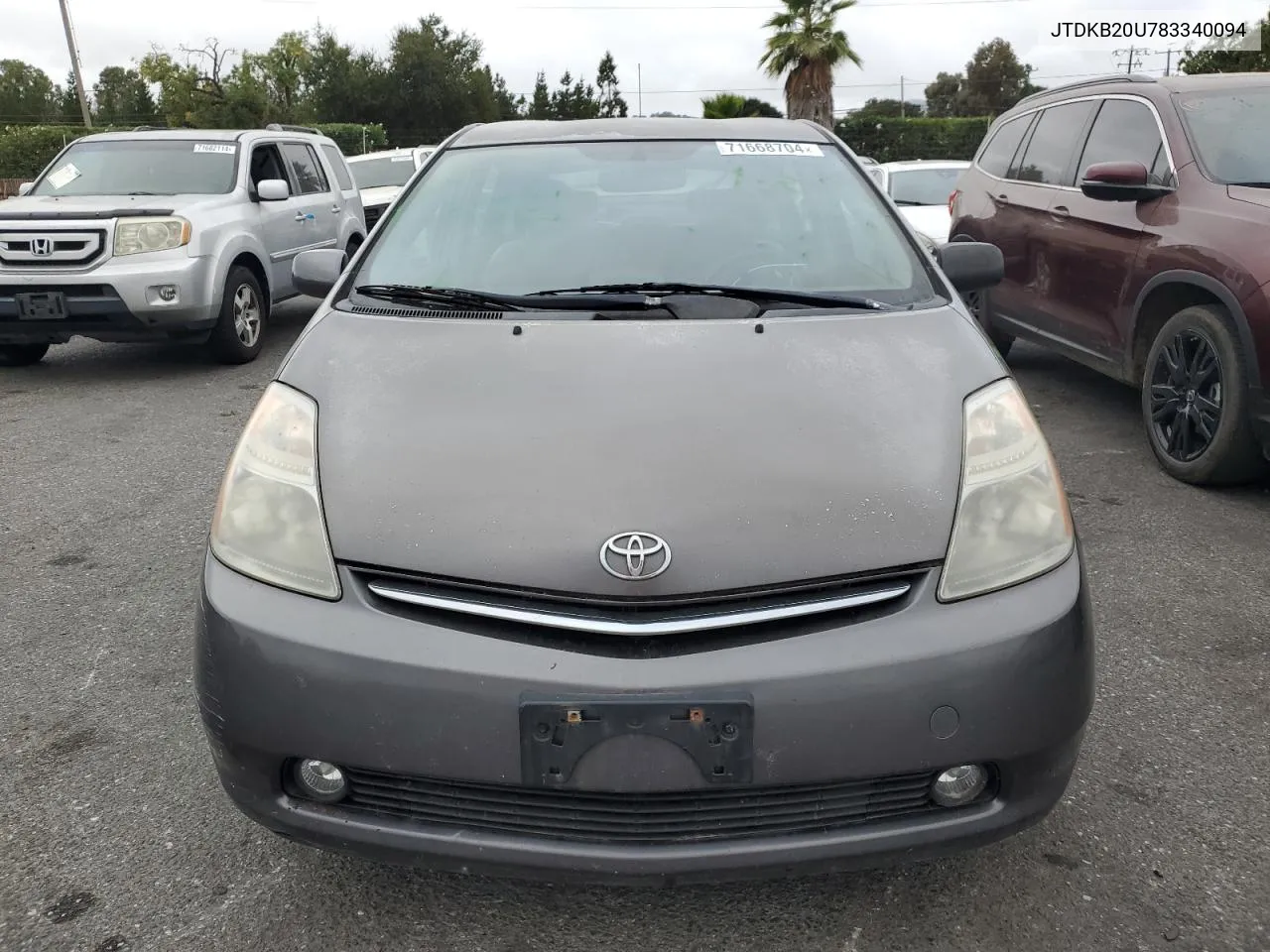 JTDKB20U783340094 2008 Toyota Prius