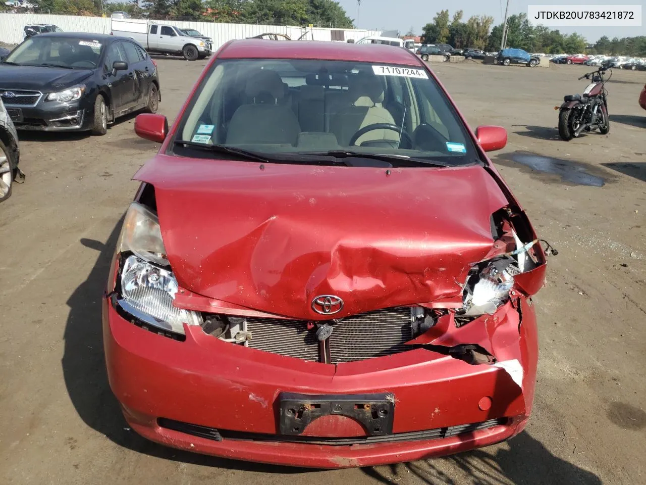 JTDKB20U783421872 2008 Toyota Prius