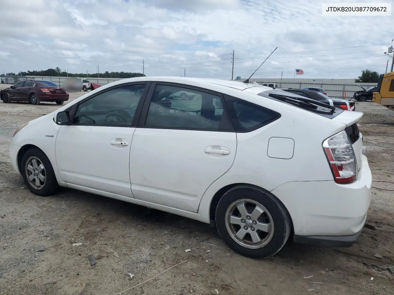 2008 Toyota Prius VIN: JTDKB20U387709672 Lot: 71713514