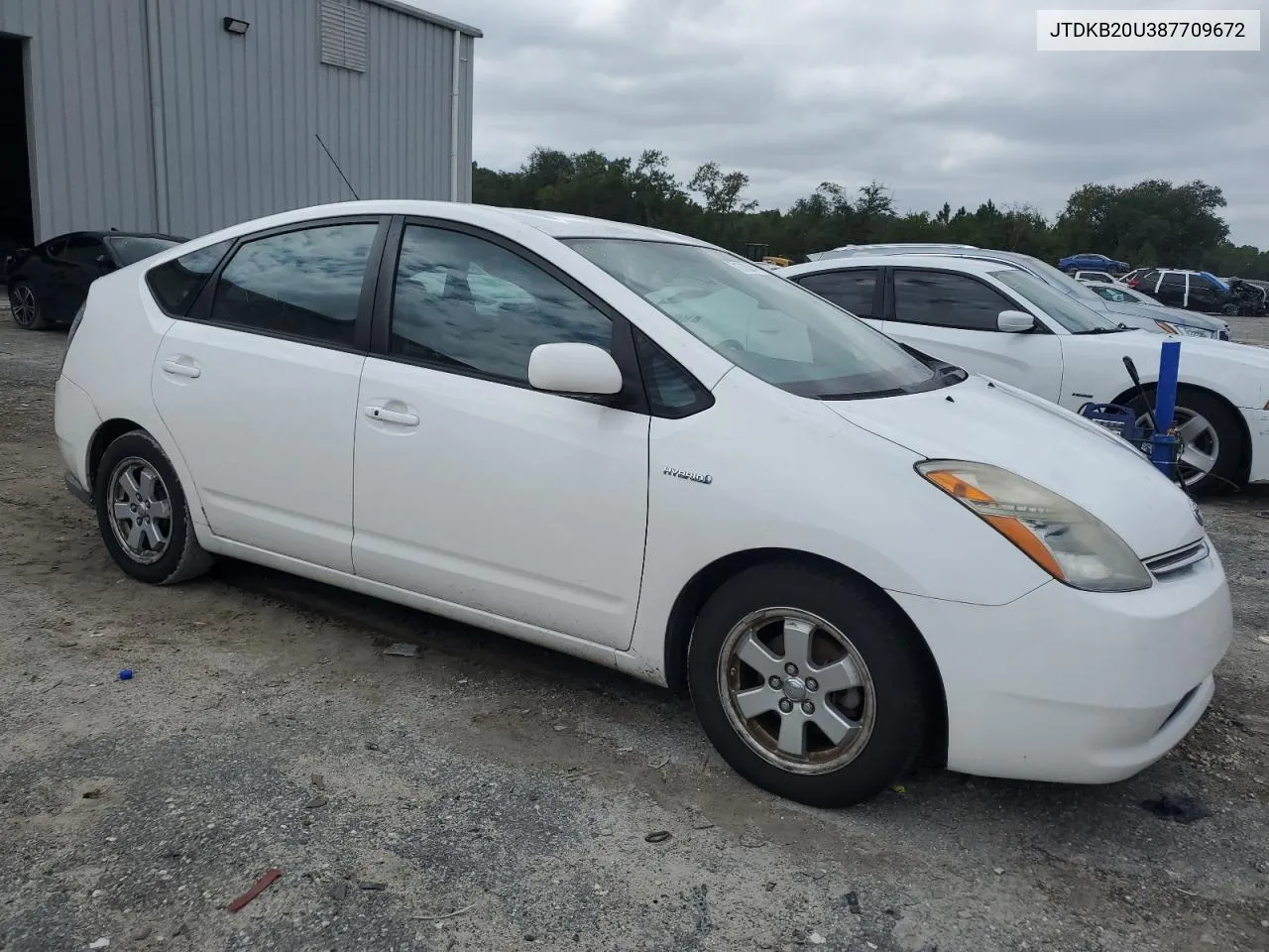 2008 Toyota Prius VIN: JTDKB20U387709672 Lot: 71713514