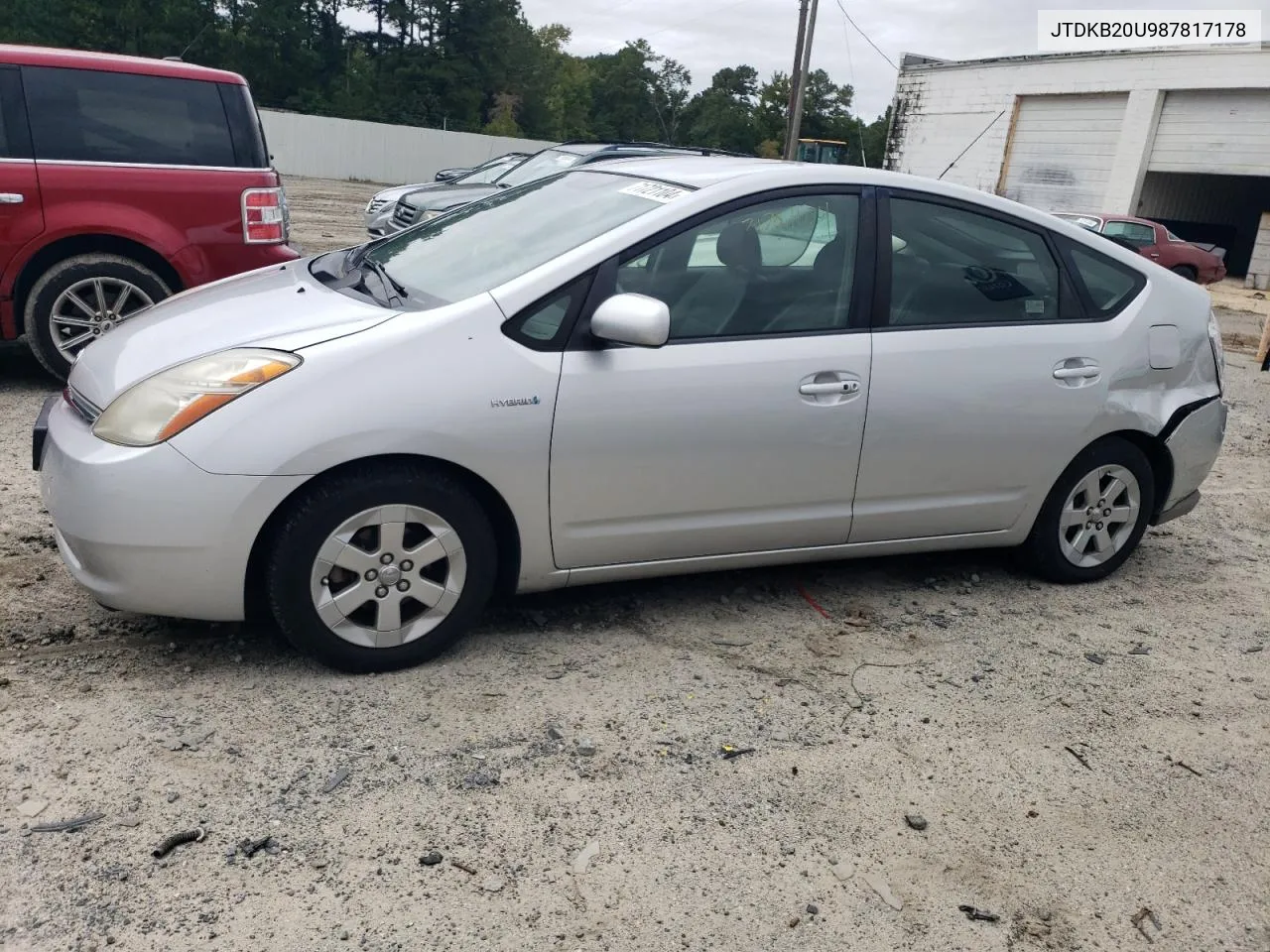 2008 Toyota Prius VIN: JTDKB20U987817178 Lot: 71721104