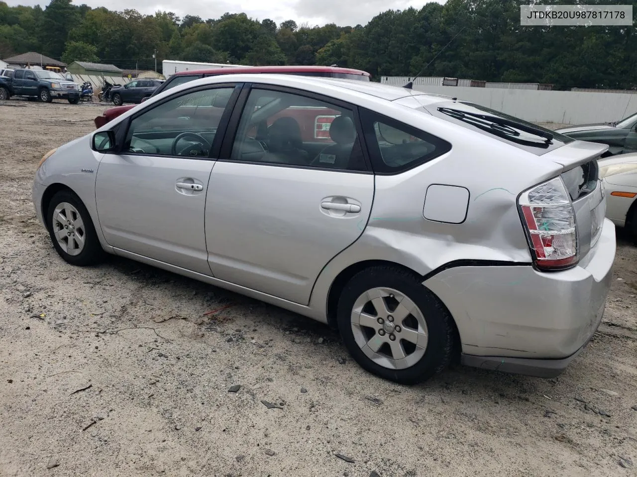 2008 Toyota Prius VIN: JTDKB20U987817178 Lot: 71721104