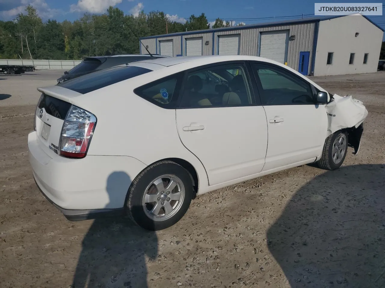 2008 Toyota Prius VIN: JTDKB20U083327641 Lot: 71748644