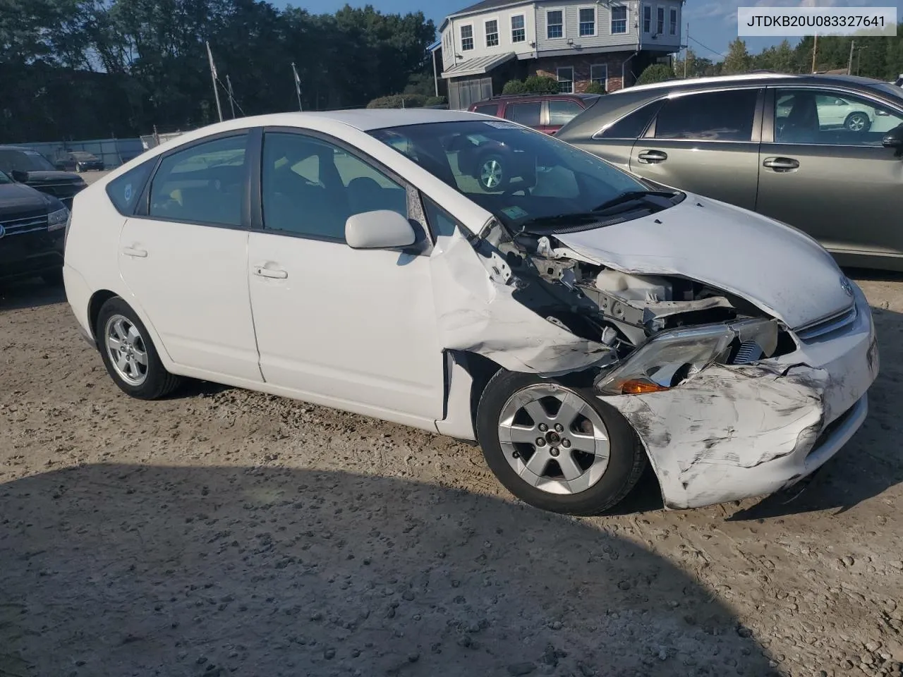 2008 Toyota Prius VIN: JTDKB20U083327641 Lot: 71748644