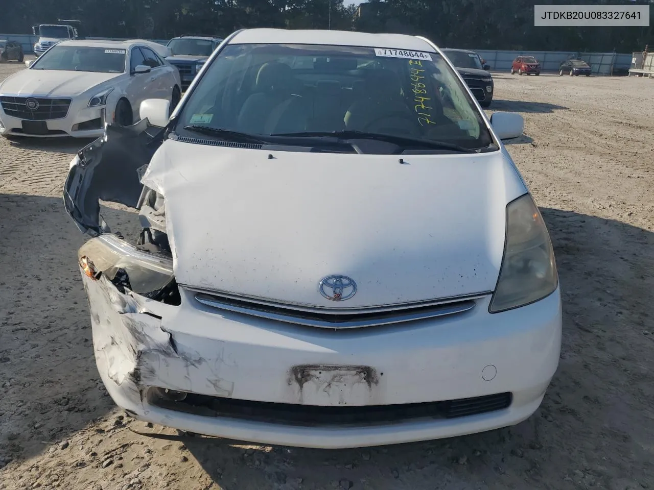 2008 Toyota Prius VIN: JTDKB20U083327641 Lot: 71748644