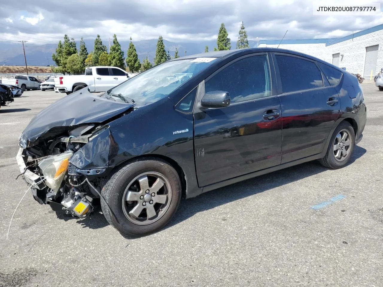 2008 Toyota Prius VIN: JTDKB20U087797774 Lot: 71804604