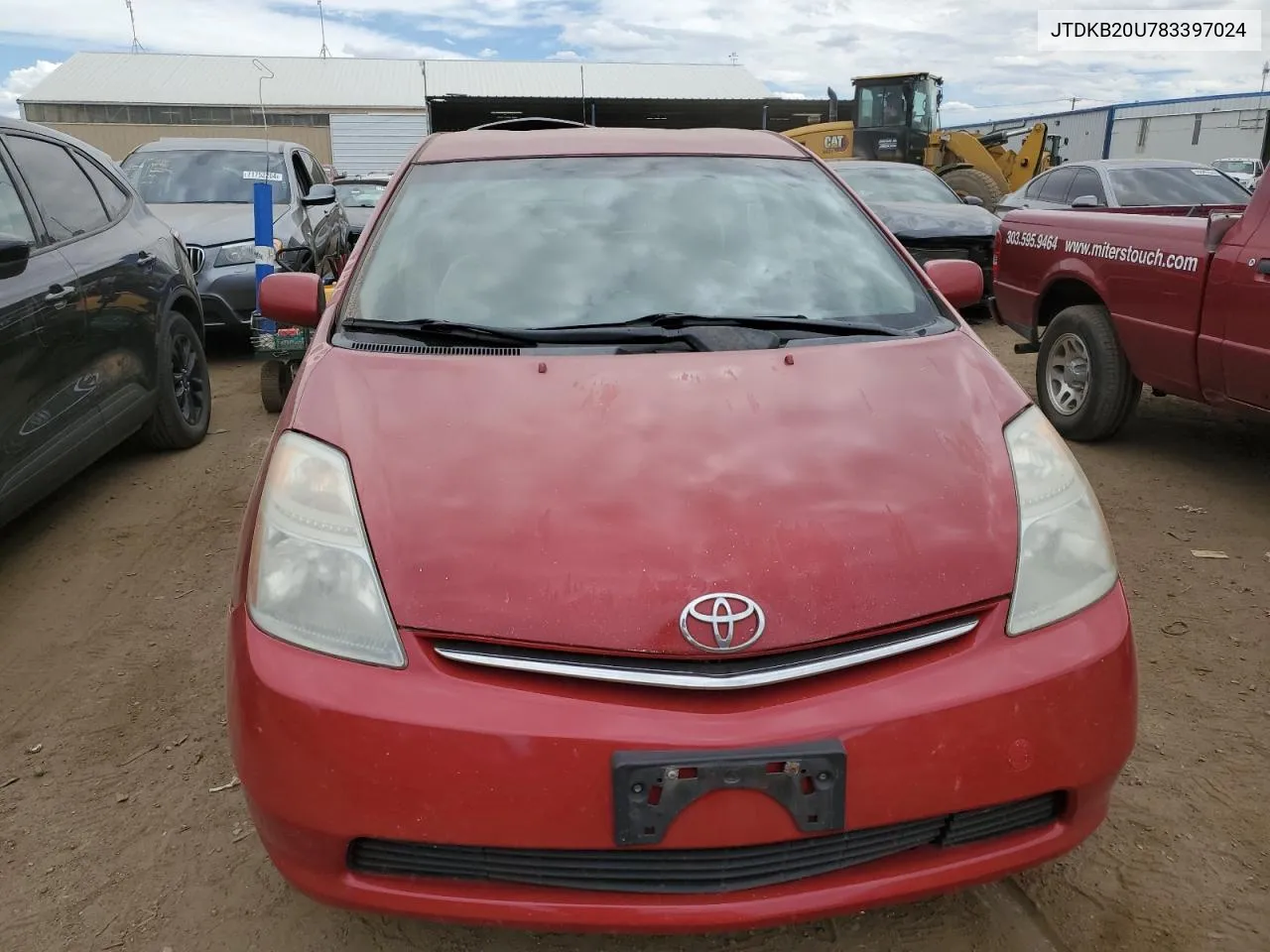 2008 Toyota Prius VIN: JTDKB20U783397024 Lot: 71873774