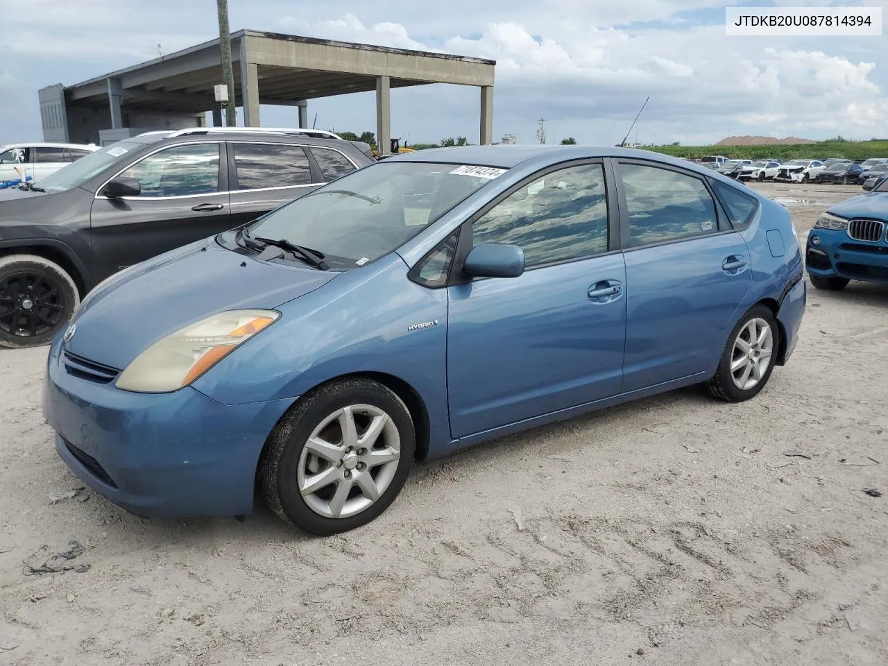 2008 Toyota Prius VIN: JTDKB20U087814394 Lot: 71874374