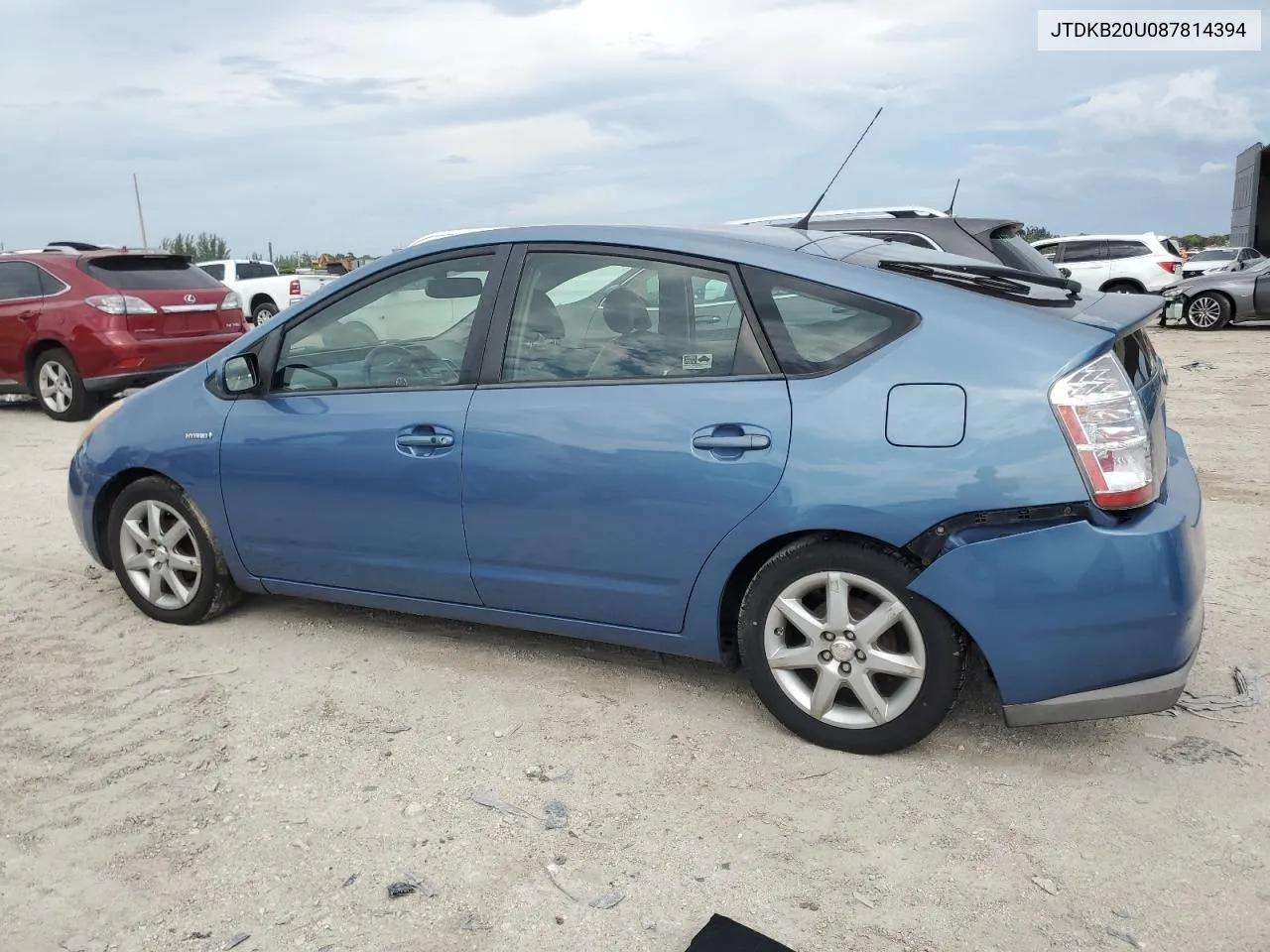 2008 Toyota Prius VIN: JTDKB20U087814394 Lot: 71874374