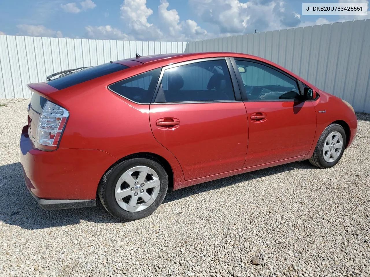 JTDKB20U783425551 2008 Toyota Prius