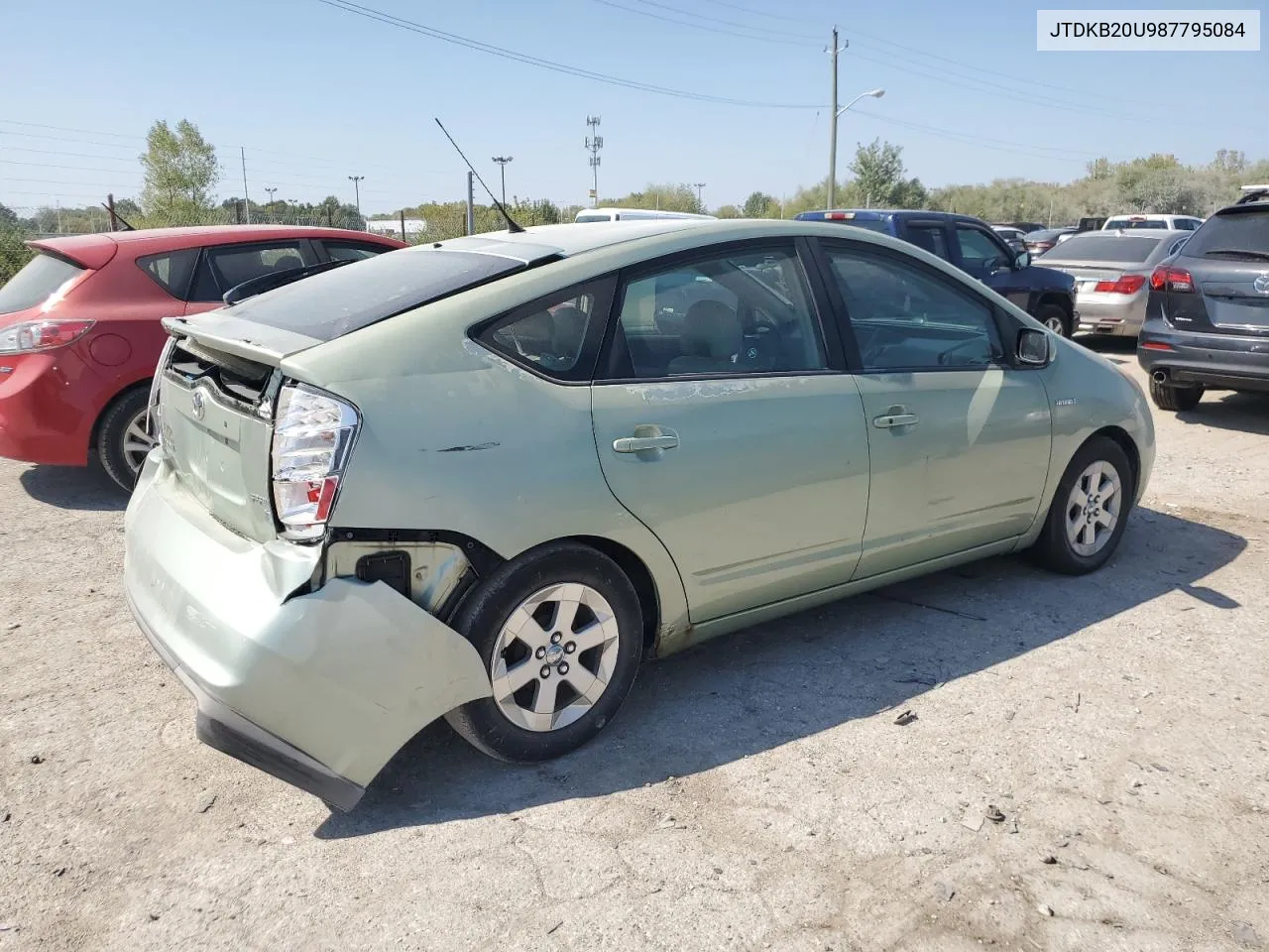 2008 Toyota Prius VIN: JTDKB20U987795084 Lot: 71956574