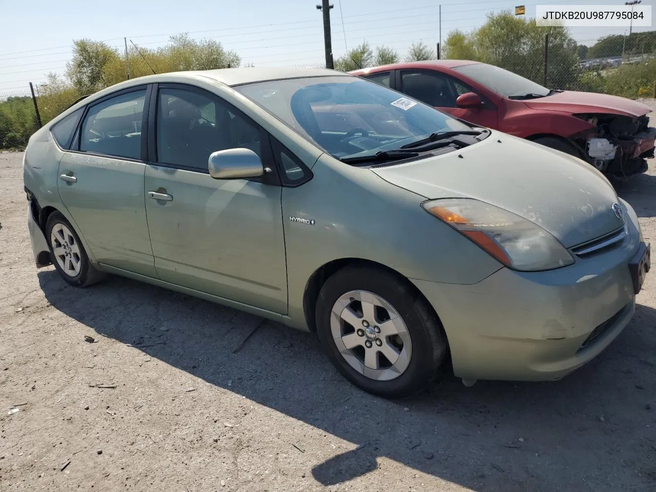 2008 Toyota Prius VIN: JTDKB20U987795084 Lot: 71956574