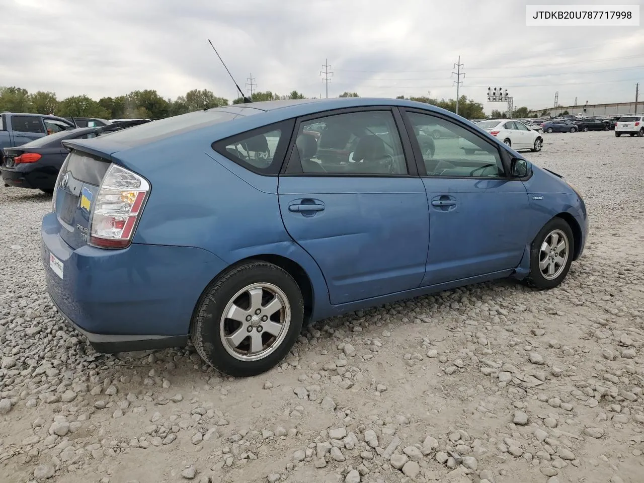 2008 Toyota Prius VIN: JTDKB20U787717998 Lot: 71990514