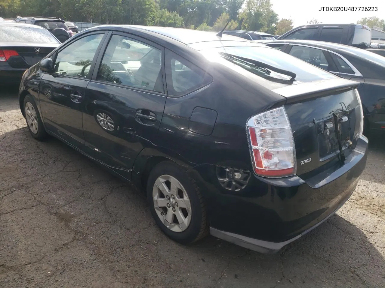 2008 Toyota Prius VIN: JTDKB20U487726223 Lot: 71996284