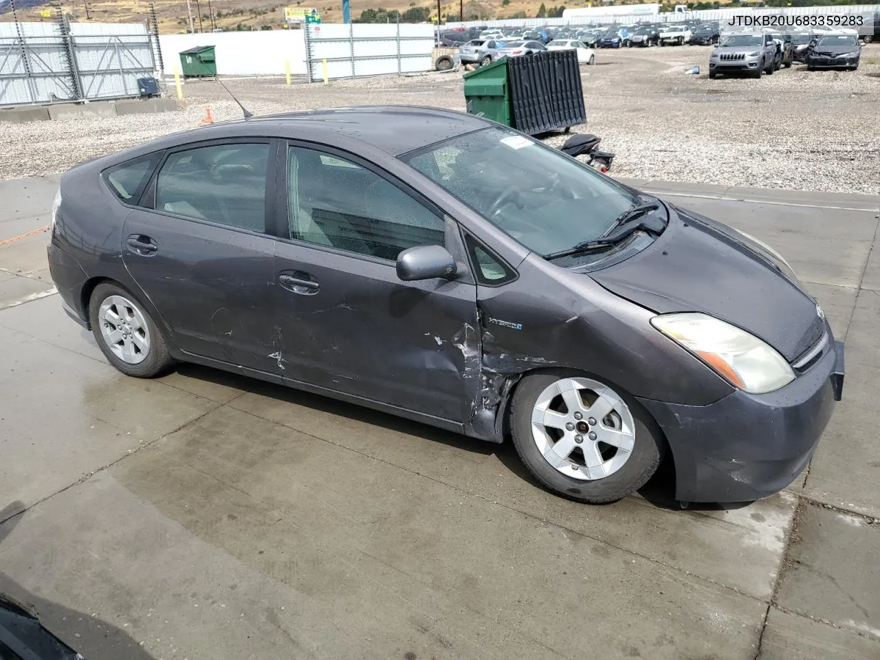 2008 Toyota Prius VIN: JTDKB20U683359283 Lot: 72002274