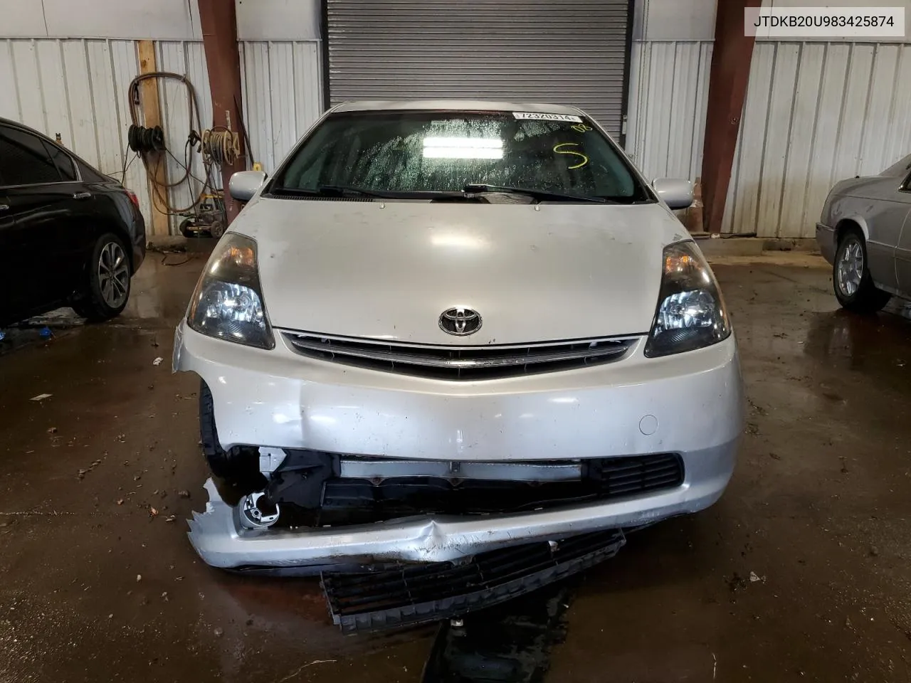 2008 Toyota Prius VIN: JTDKB20U983425874 Lot: 72320314