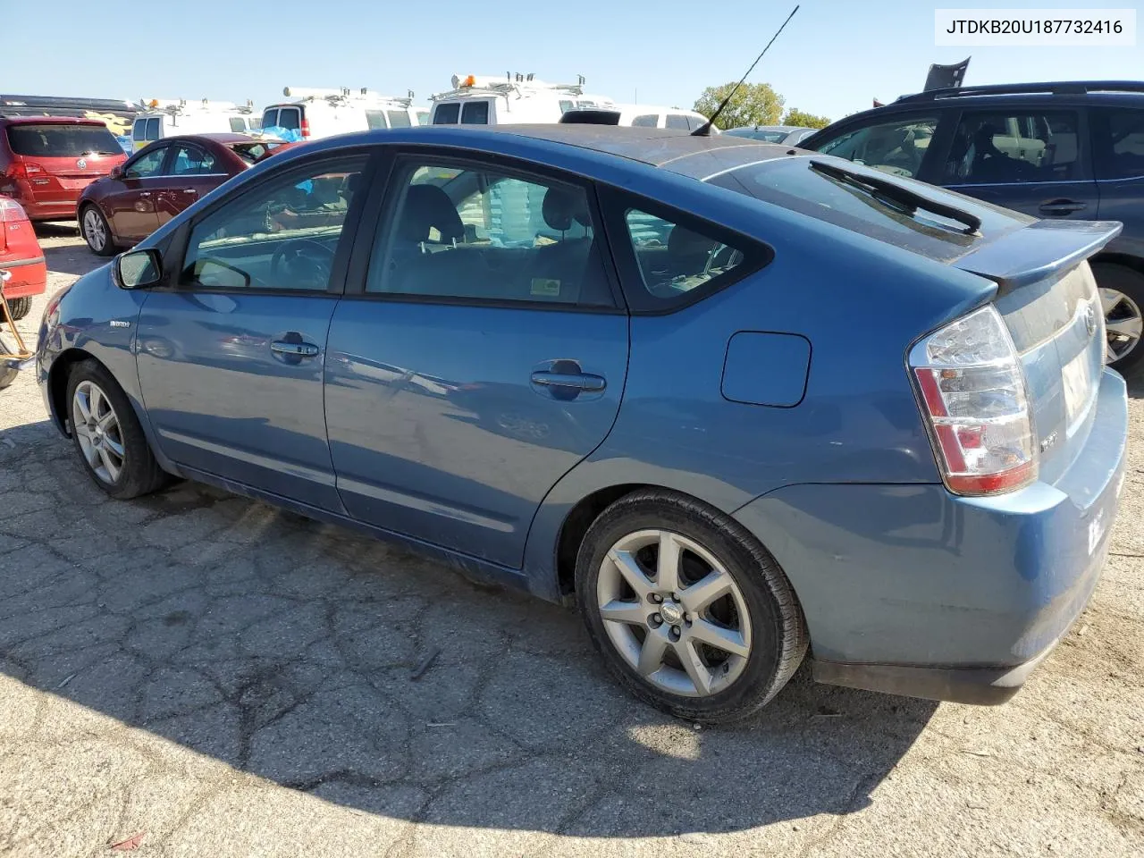 2008 Toyota Prius VIN: JTDKB20U187732416 Lot: 72519244