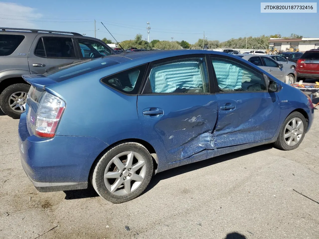 2008 Toyota Prius VIN: JTDKB20U187732416 Lot: 72519244