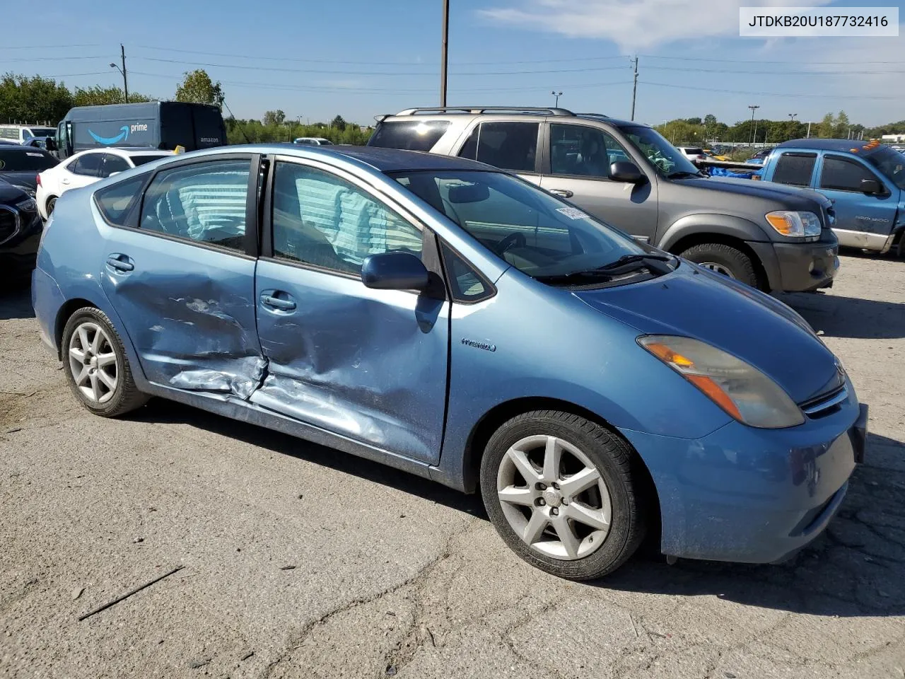 2008 Toyota Prius VIN: JTDKB20U187732416 Lot: 72519244