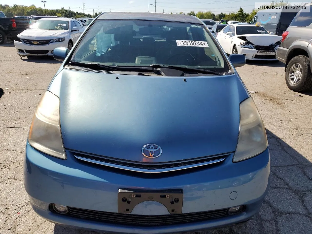 2008 Toyota Prius VIN: JTDKB20U187732416 Lot: 72519244