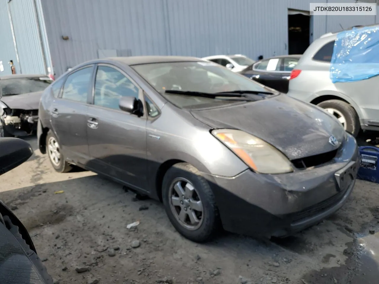 2008 Toyota Prius VIN: JTDKB20U183315126 Lot: 72539214