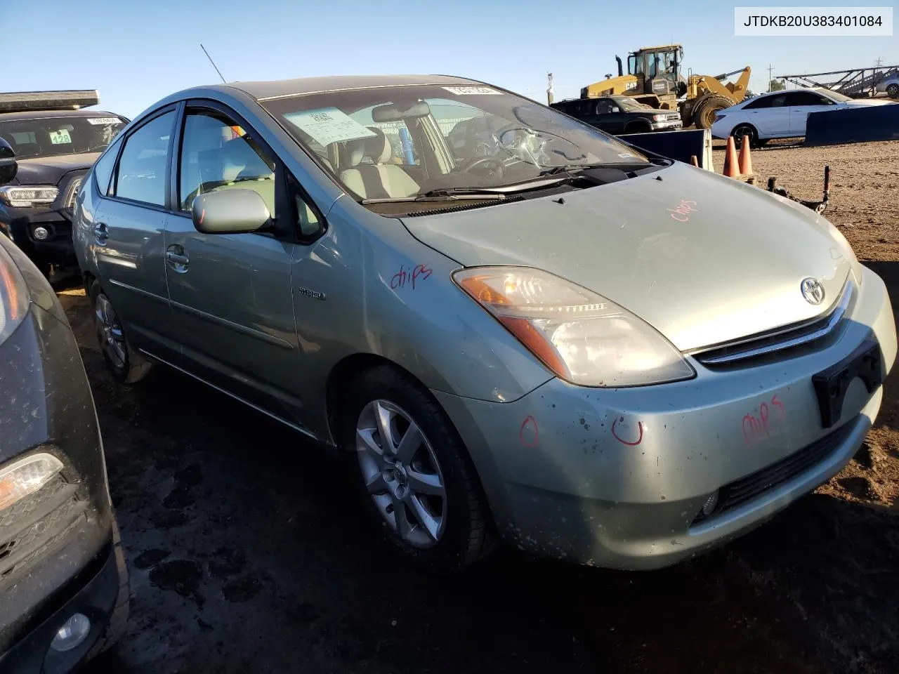 2008 Toyota Prius VIN: JTDKB20U383401084 Lot: 72571224