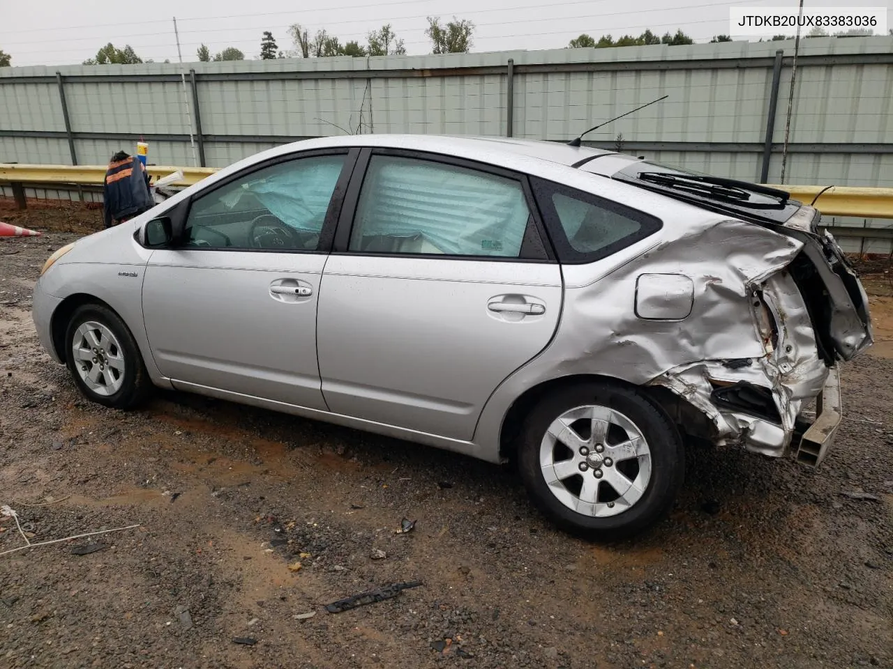 2008 Toyota Prius VIN: JTDKB20UX83383036 Lot: 72601314