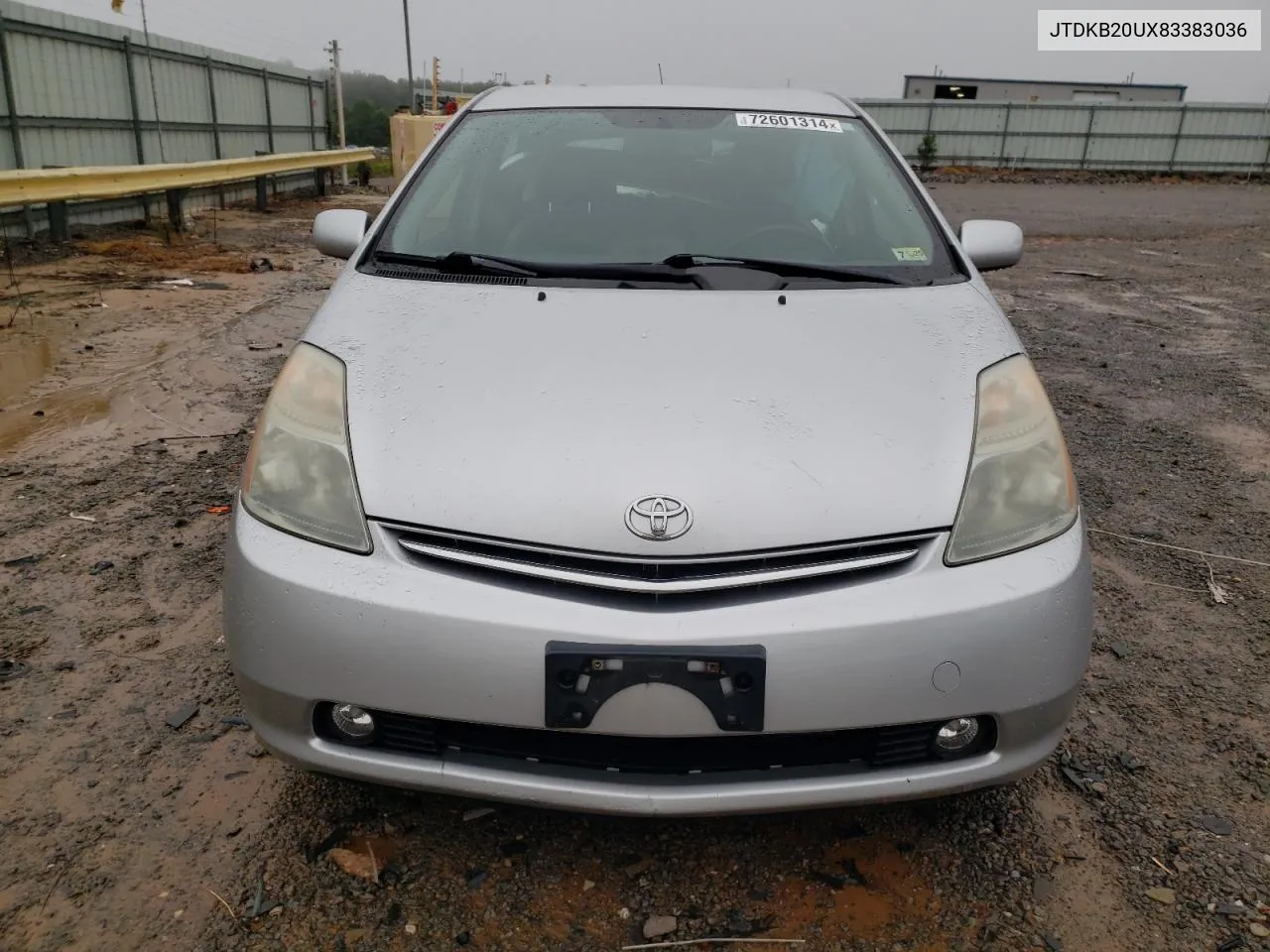 2008 Toyota Prius VIN: JTDKB20UX83383036 Lot: 72601314