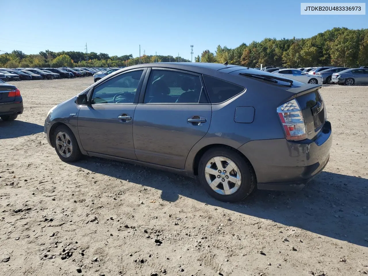 2008 Toyota Prius VIN: JTDKB20U483336973 Lot: 72667344