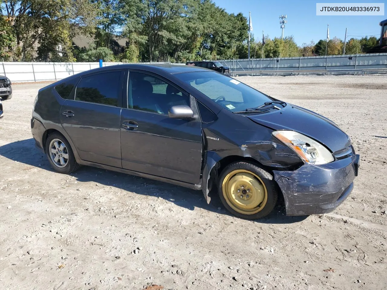 2008 Toyota Prius VIN: JTDKB20U483336973 Lot: 72667344