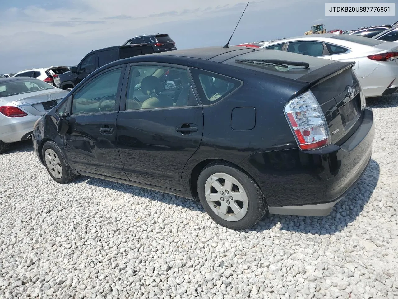 2008 Toyota Prius VIN: JTDKB20U887776851 Lot: 72741214