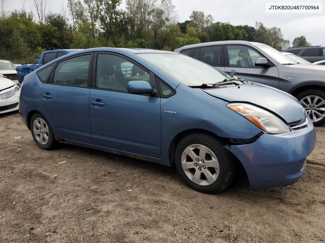 2008 Toyota Prius VIN: JTDKB20U487700964 Lot: 72817744