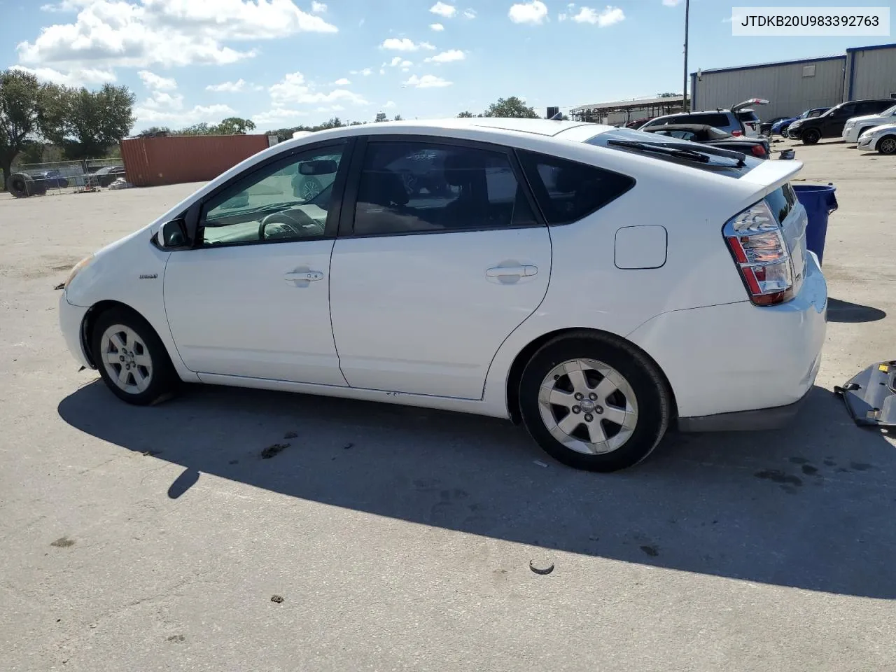 2008 Toyota Prius VIN: JTDKB20U983392763 Lot: 72952014