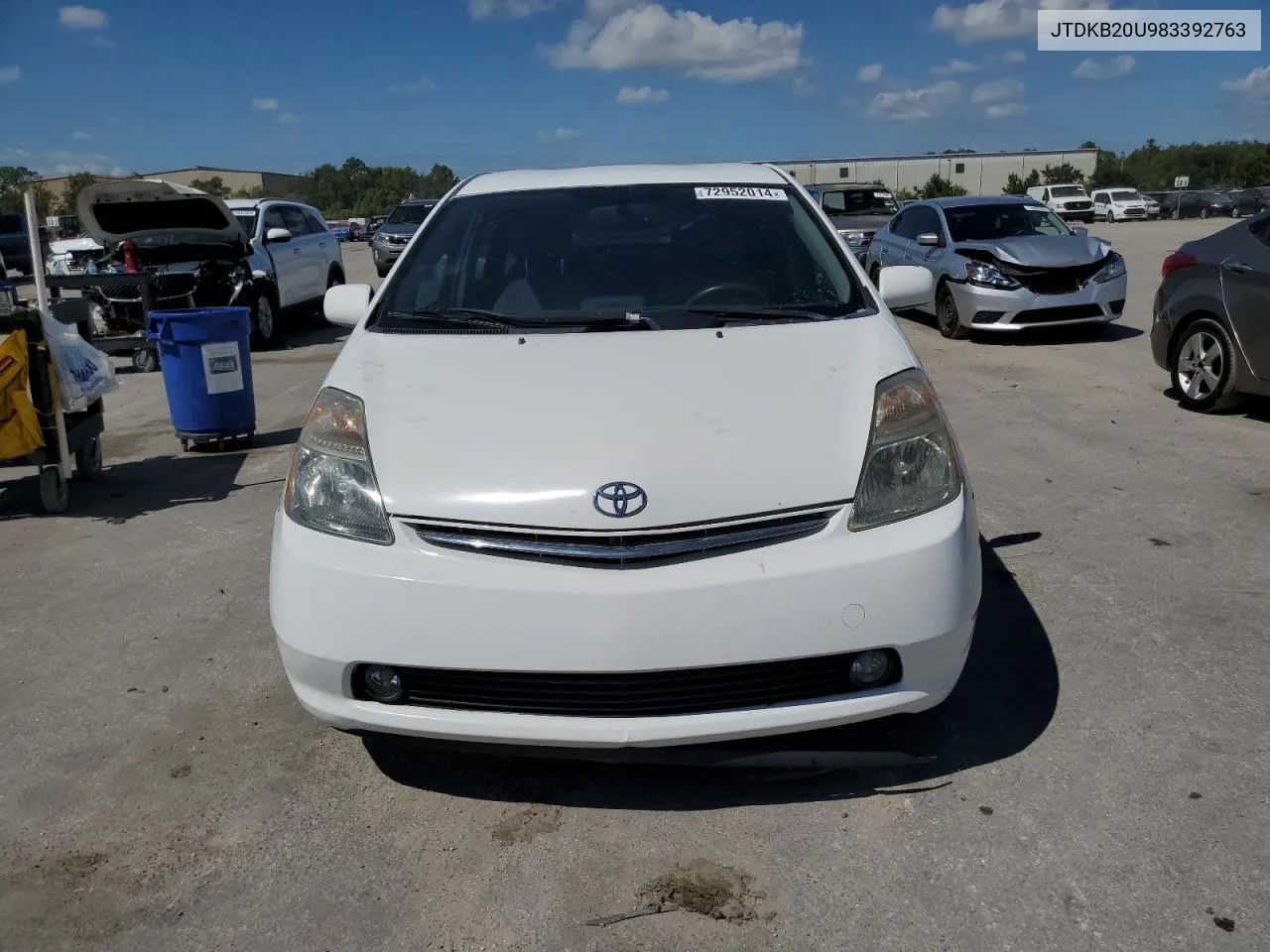 JTDKB20U983392763 2008 Toyota Prius